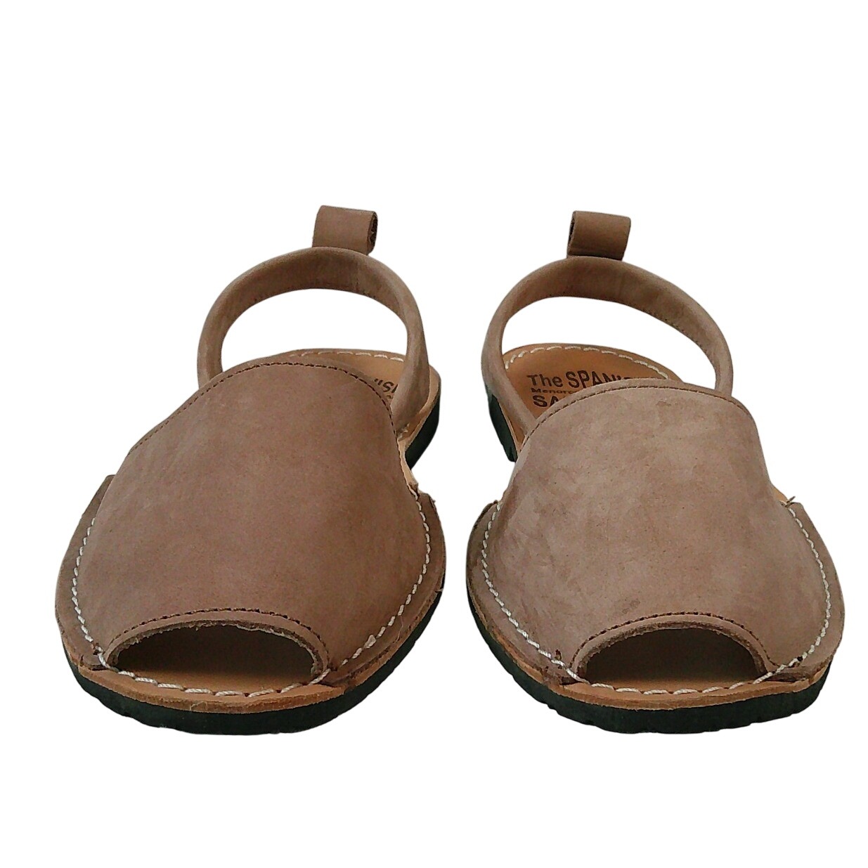 The Spanish Sandal Co Avarca Sandal Womens 39 Brown Leather Menorcan Flat — image 5 of 8